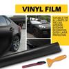 59IN Matte 11.8IN Black Vinyl Wrap Roll Car Sticker Film Decal Tools Auto