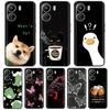 For Poco C65 Case Cover For Xiaomi POCO C65 4G C 65 Cute Cartoon Panda Flower Coque Shockproof TPU Soft Silicone Cover Housing