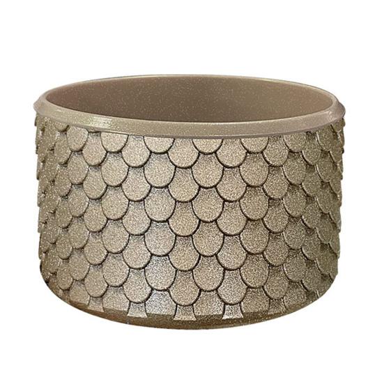Ice Cup Base Protector Silicone Boot, Fish Scale Pattern Decor, Soft Elastic Water Bottle Tumbler Accessories for Travel Protective Sleeve, Anti-Slip
