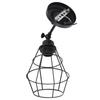Farmhouse Wall Light Fixtures Industrial Wall Mount Vintage Bedside Light Cage E27 E26 Lamp Holder