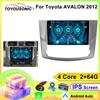 TOYOUSONIC 2 Din Android13 For Toyota AVALON 2012 Car Radio Multimedia Player GPS Navigation Autoradio Carplay Head Unit