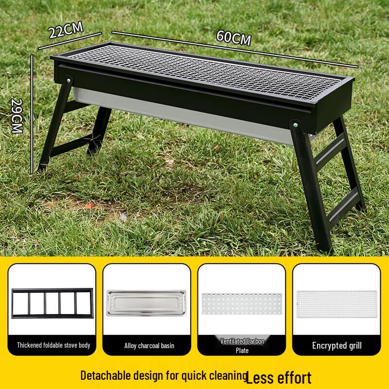 Portable Folding Charcoal BBQ Grill
