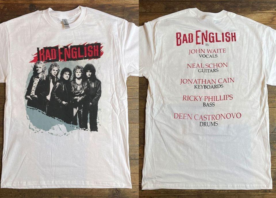 Bad English 1989 Album Tour Promo Unisex T-Shirt XXL