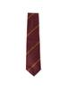 [BEAMS F] JOHN COMFORT Silk Stripe Tie for Men, Wine Free