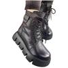 Soft Leather and Down-lined Snow Boots, Women's Shoes, New Style, Casual, Anti-slip, Cotton Boots