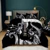 Guitar Duvet Cover Set Electric Guitar In Burning  Musical Creativity Concept Music Double Queen King Size Polyester Qulit Cover
