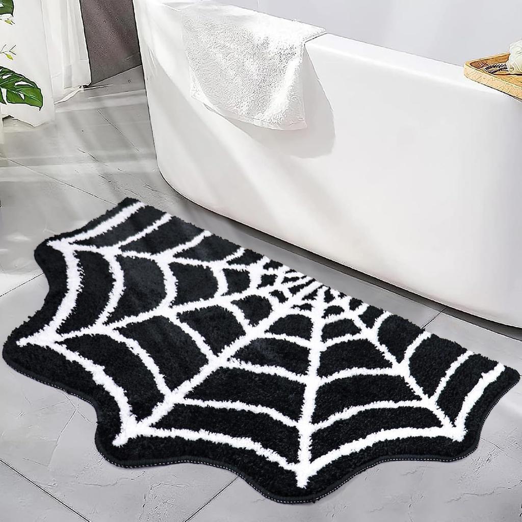 Halloween carpet Non-slip and dirty imitation cashmere floor mat at the door, entrance mat, foot mat, bedside mat