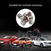 Universal Style Metal Car Anti-rust Motorbike Wheel Tire Valves Stem Cap Airtight Cover Dustproof with Rubber Seal Rings