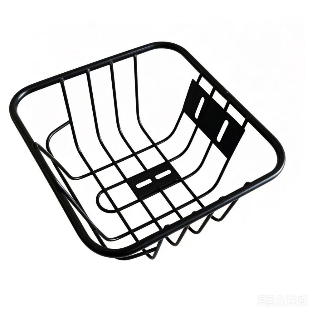 Metal Bicycle Rear Basket Fixed Durable Backpack Storage Children's Folding Bike Accessories