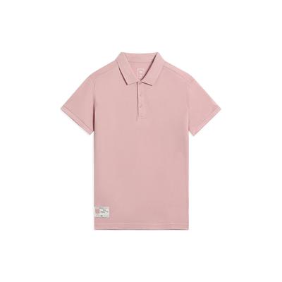Puuvillane vabaaja polo särk meestele, helekruusikas-lilla, APLS041-13