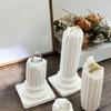 Luxury Roman Column Ring Stand Exquisite Ring Display Rack Vintage Plaster Ring Holder  Photo Props
