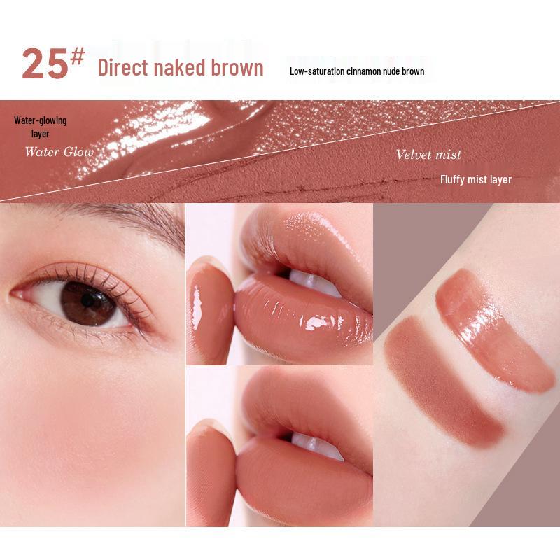 Vitality Dual-Use Lip & Cheek Cream: High Pigment, Matte, Long-Lasting, Non-Sticky, Non-Drying, Whitening Effect.