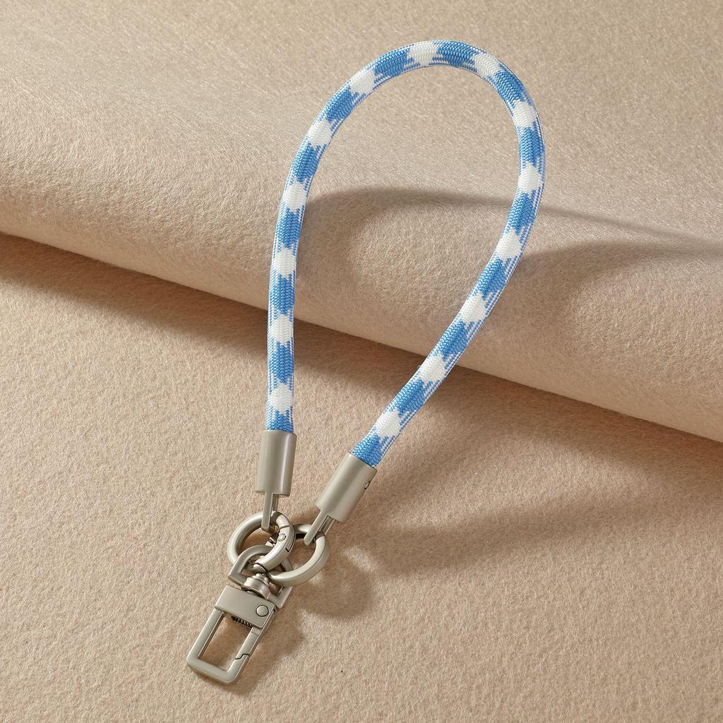 Kerngefülltes Nylon-Paracord-Handy-Lanyard mit Perle, Metallschnalle, Strapazierfähiges und Vielseitiges Armband