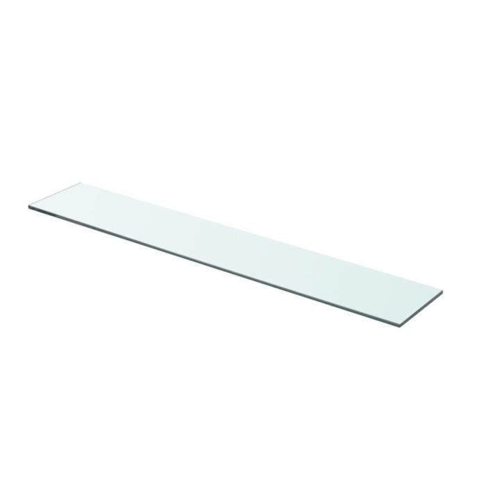 Panneau pour étagère - VIDAXL - Verre transparent - 70 x 12 cm - Verre trempé - Contemporain
