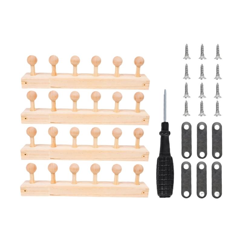 Interchangeable Knitting Frame Tool Adjustable Wooden Weaving Frame For Handmade Scarves Blankets Weaving Craft Project 1