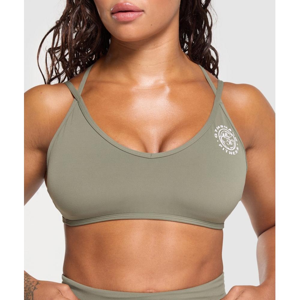 Gymshark Baza sutienului Legacy Verde B1c6u Ech1