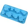 Flexible Blue Silicone Sheep Molds 20cm Food Grade Baking Tray For Ice Candy Chocolate Cake Decorations Chocolate Molds