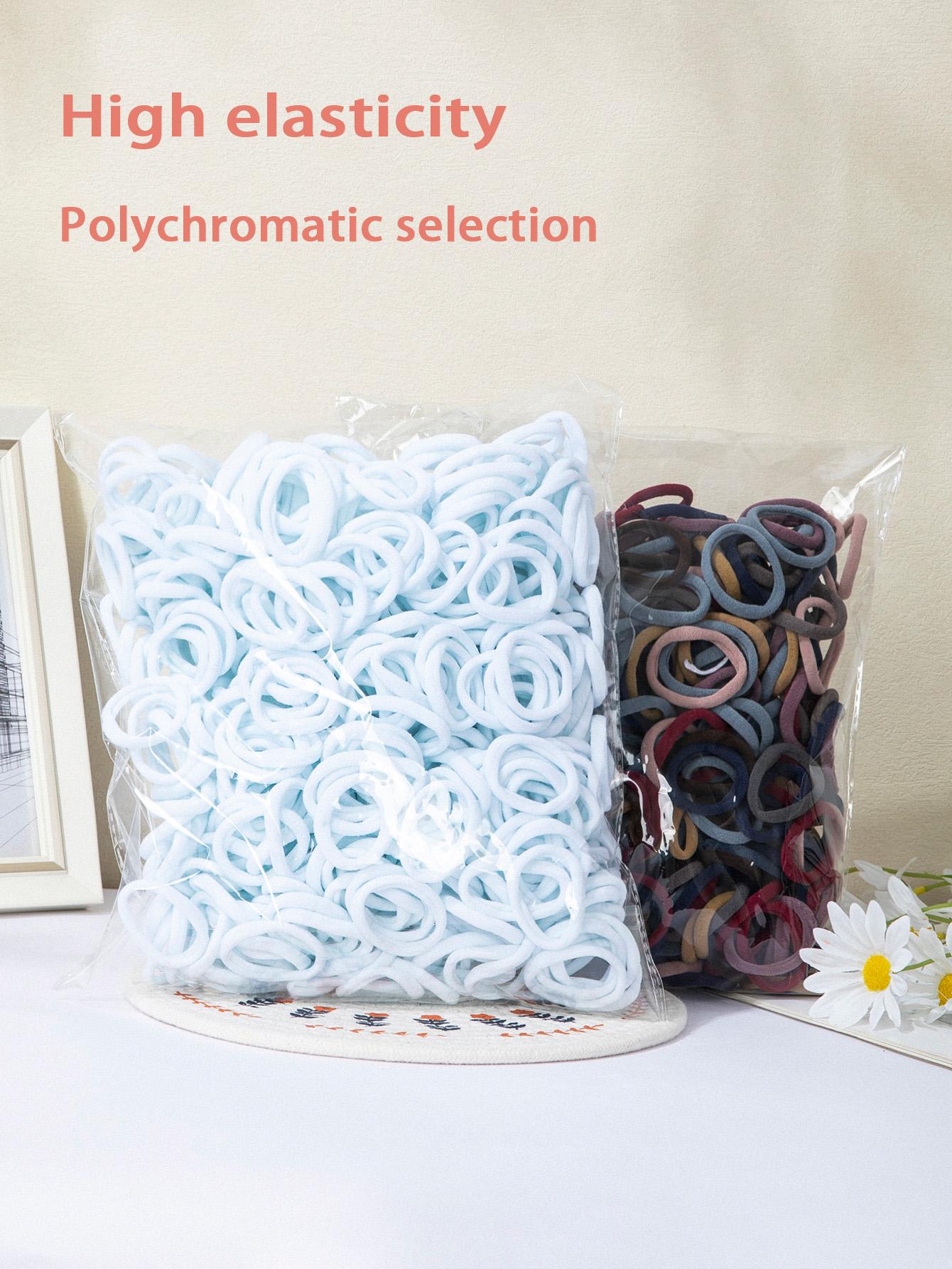 

98 штук эластичных резинок для волос на все четыре сезона, милые резинки для волос для девочек, резинки для волос, плетеные аксессуары для волос 98pcs