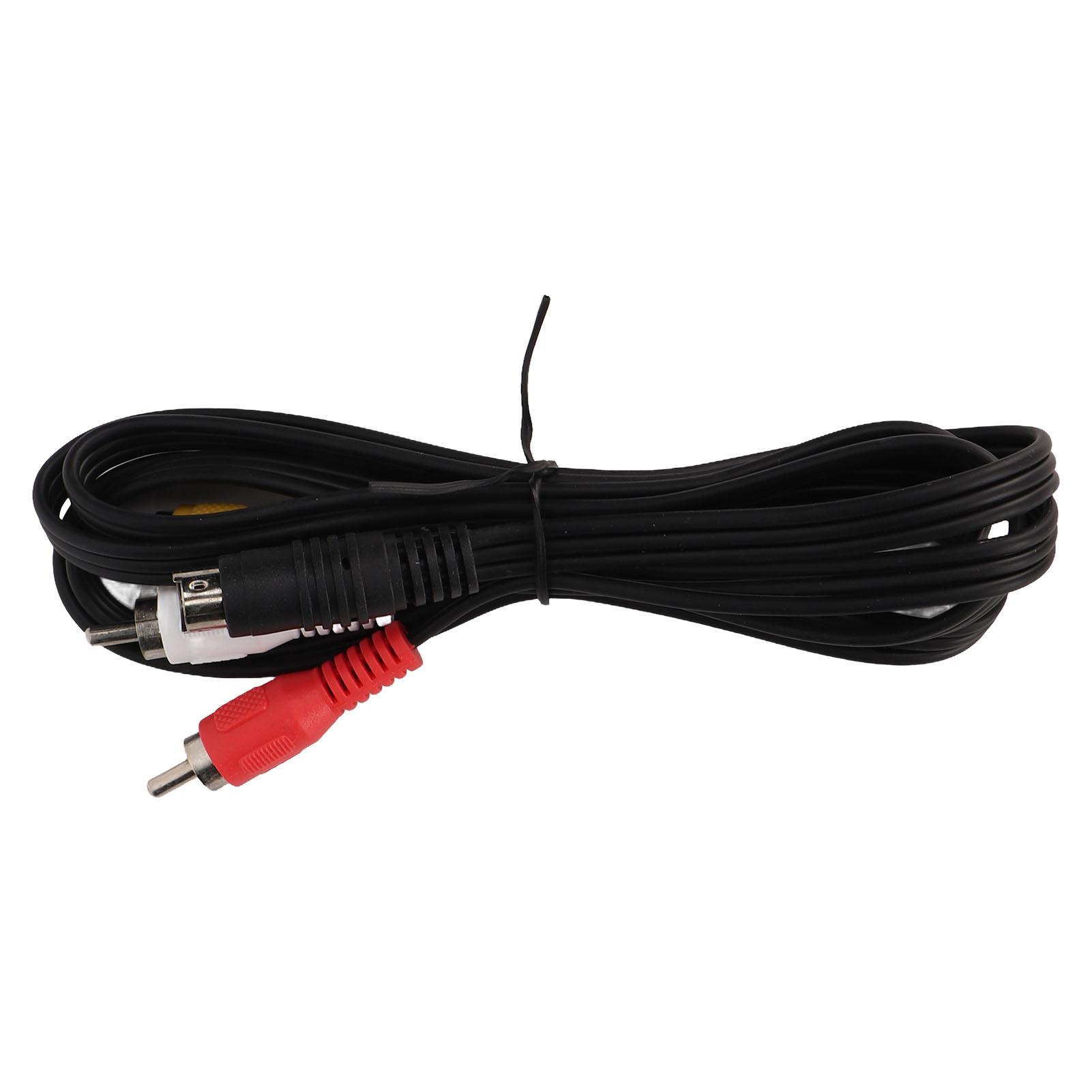 

Mini DIN 7 Pin to 3 RCA Cable 7 Pin Mini DIN Male Plug to 3 RCA Male Plug Video Adapter Cable Red Yellow and White 4.9ft