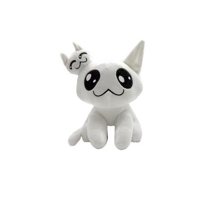 Hot New Mewgenicsss Plush Toys Cartoon White Two-headed Stacy Cat Stuffed Dolls Game Plushie Kids Birthday Gifts