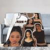 Manon Katseye Kpop Blanket Fleece All Season  Portable Soft Throw Blankets for Home Bedroom Bedspread
