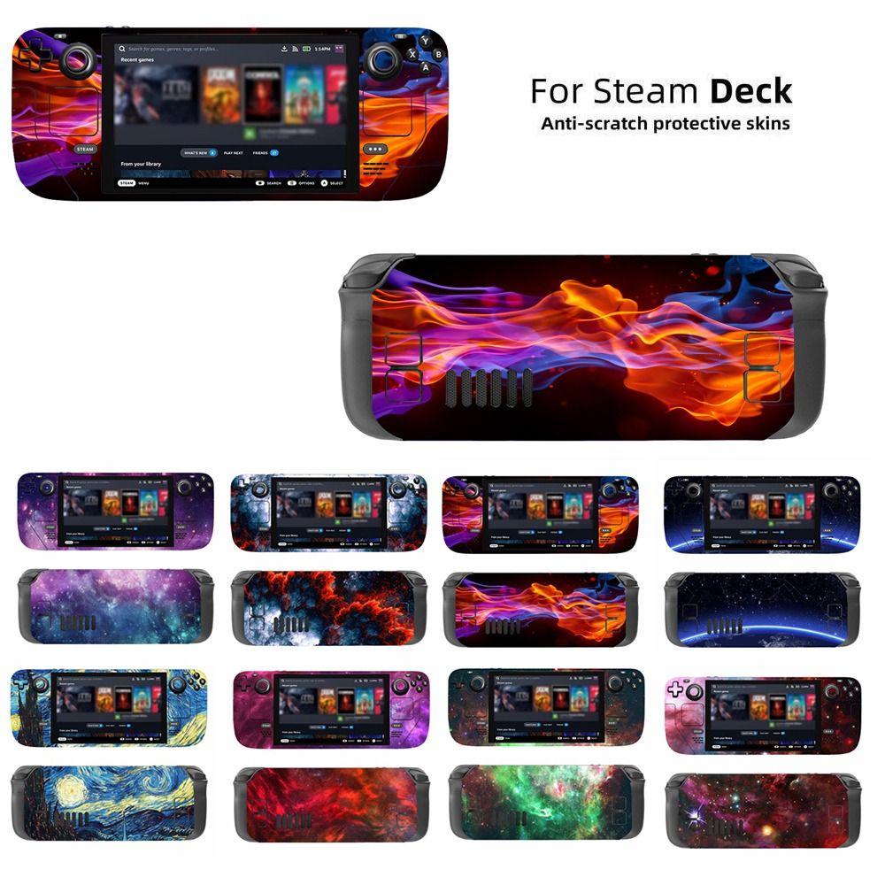 Anti-scratch DIY For Steam Deck Skin Stickers Decal Game Console Decor For Steam Deck
