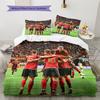 Atlanta United FC Pattern Bedding Home Decoration Birthday Gift (1 * duvet cover + 2 * pillowcase, without core)