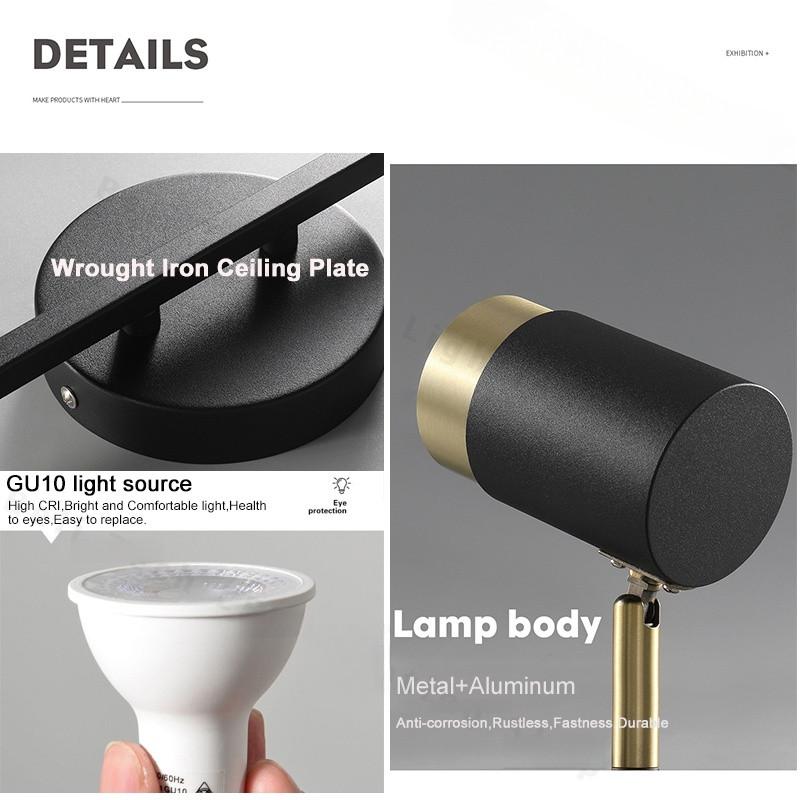 Simple Shop Restaurant Lighting LED Spotlight Modern Ceiling Spot Light Home Living Room Decoration LED Background Lamp