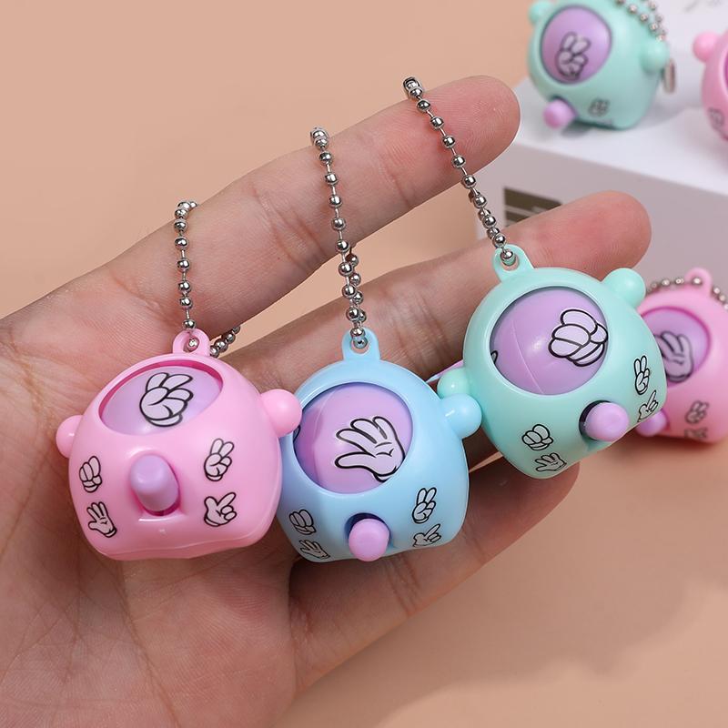 12Pcs Fun Guessing Egg Game with Keychain Kids Birthday Party Favors Christmas Wedding Gifts Guests Reward Pinata Fillers Toys