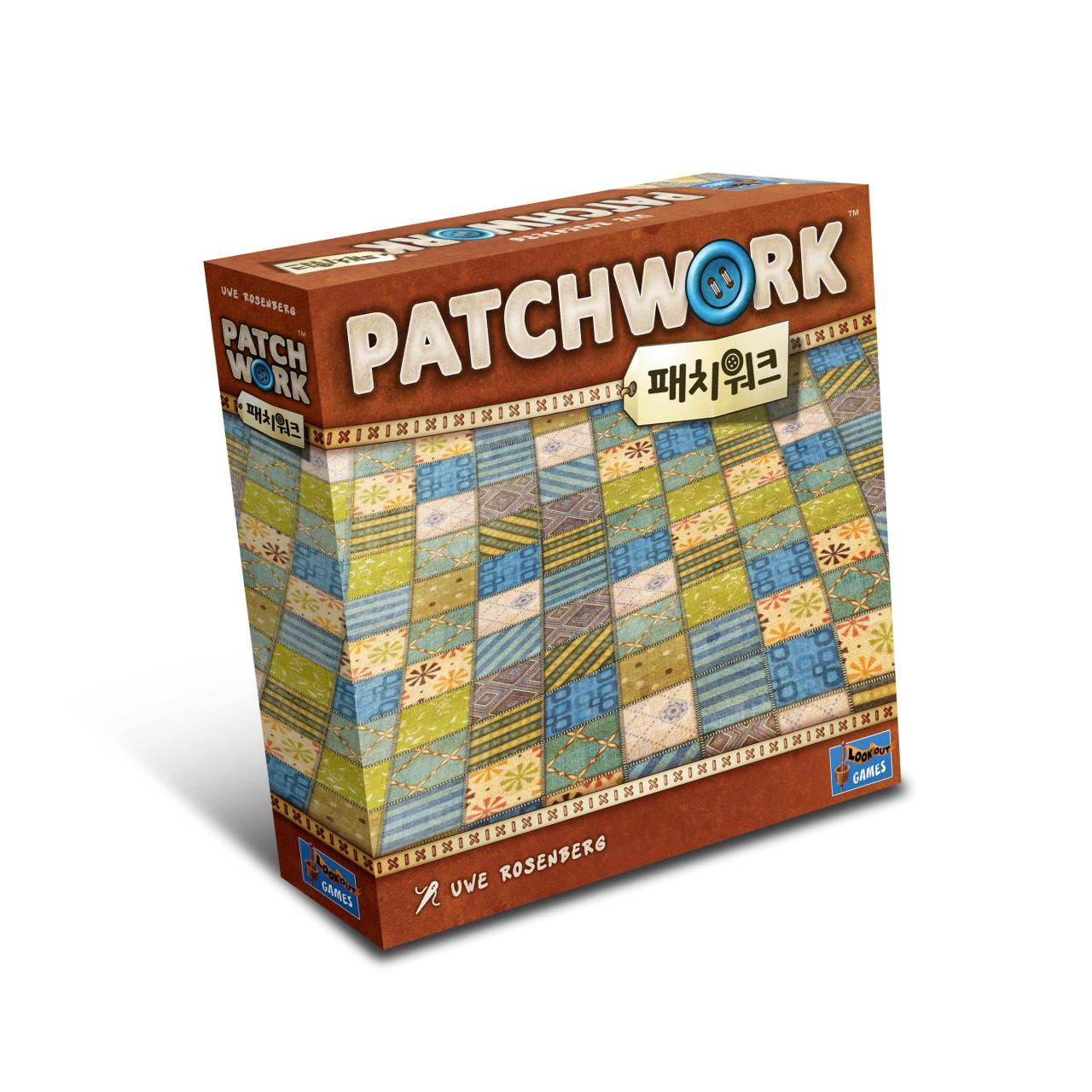 Patchwork Board Game Official Korean Edition Tile-laying 2 Player Board Game