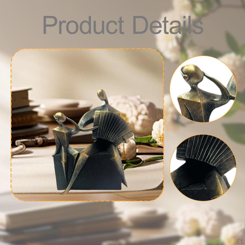Abstract Figure Sculpture Decorative Figurine Art Crafts Modern Statue Desktop Ornament for