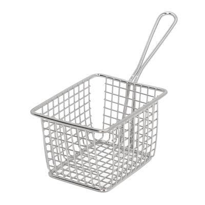 Stainless Steel Deep Fryer Basket with Long Handle Multifunction Easy To Clean Frying Basket for