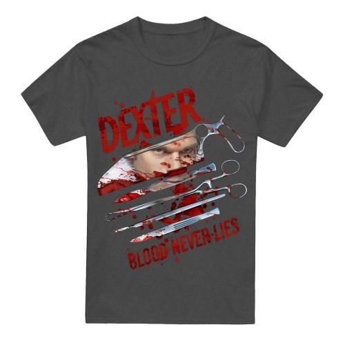 Dexter Unisex Adult Blood Never Lies T-Shirt