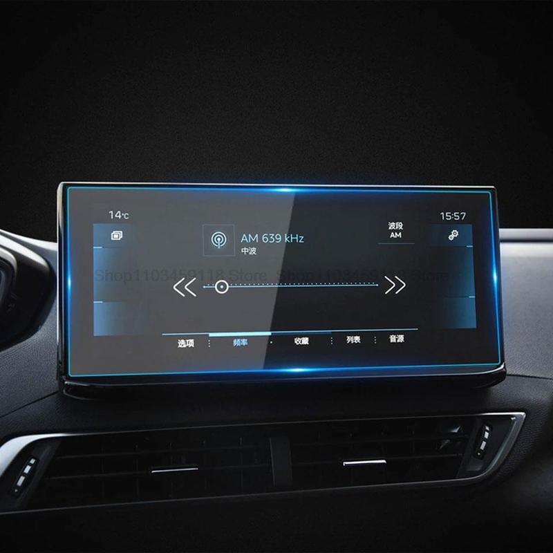 Tempered glass screen protector film For Peugeot 3008 5008    10inch car gps navigation anti-scratch