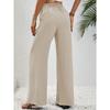 Women's Spring and Summer New Hundred Solid Color Dragged Wide-leg Pants Casual Pants