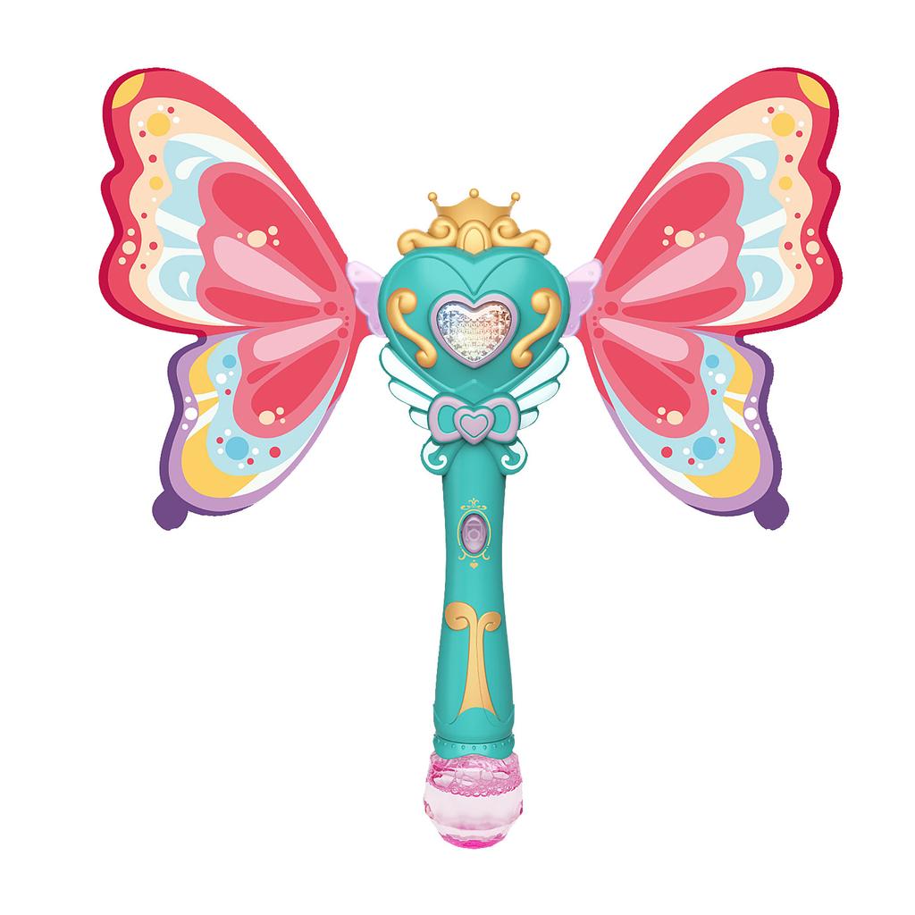 MagicWand Bubble Machine With Music & Light For Girls Children Bubble Toy 50ml