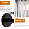 Modern Wall Lights Set of 2, E27 Black Silver Crystal Wall Sconce Lights Walls Lighting Fixtures for Bedrooms Living Room Corridor Hallway Stair