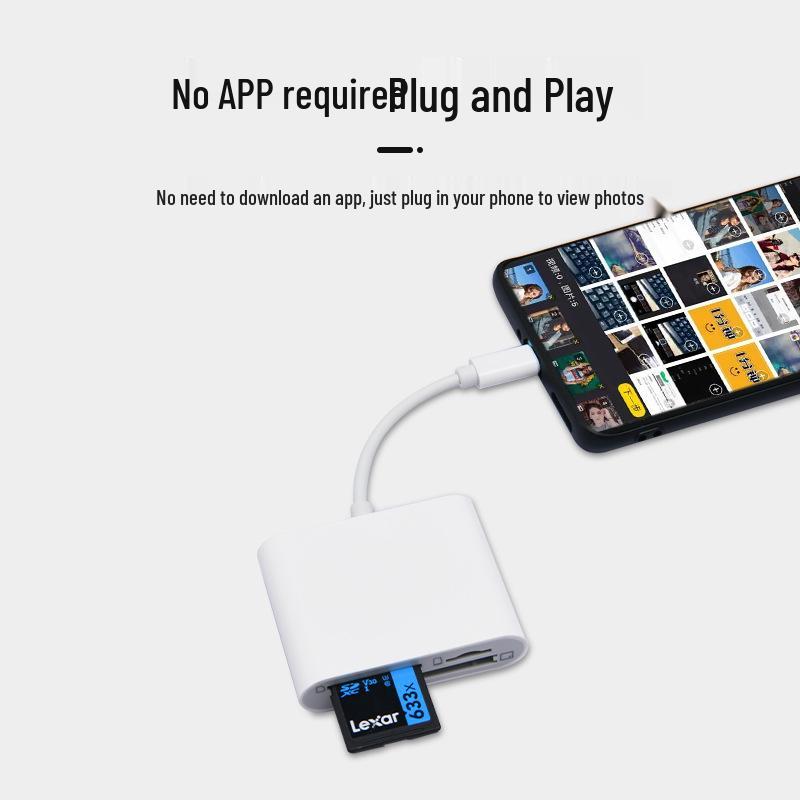 Apple Mobile Card Reader: Multi-Function Adapter for CF, SD, and TF Cards