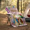 Personalized Custom Name Blanket - Peter Rabbit Print Design,Blanket for Sofa,Bed,Travel,Camping - Soft and Warm, Great Gift