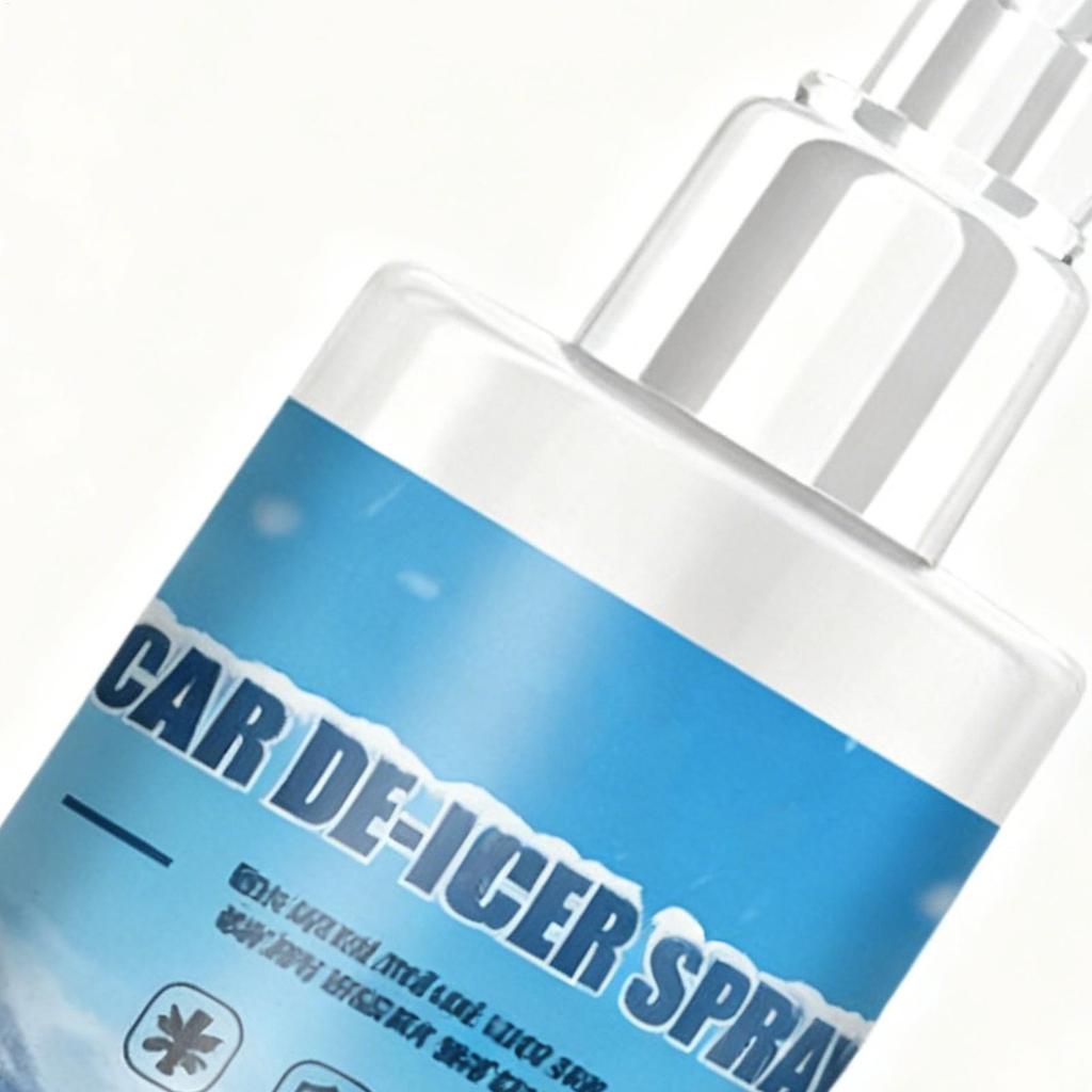 100ml Car Windshield Deicer Spray Instant Anti Fog & De-icer Antifreeze Ice Spray for Cleaning Auto Winter Window Key