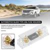 2Pcs ANL Fuse Holder 32V DC ANL Fuse Block with Insulating Cover ANL Fuse Holder 1/0 /2/4 AWG Auto Fuse Block