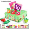 Baby Tissue Dispenser & Pull Toy for 0-1 Year Old - Educational Fun with Radishes