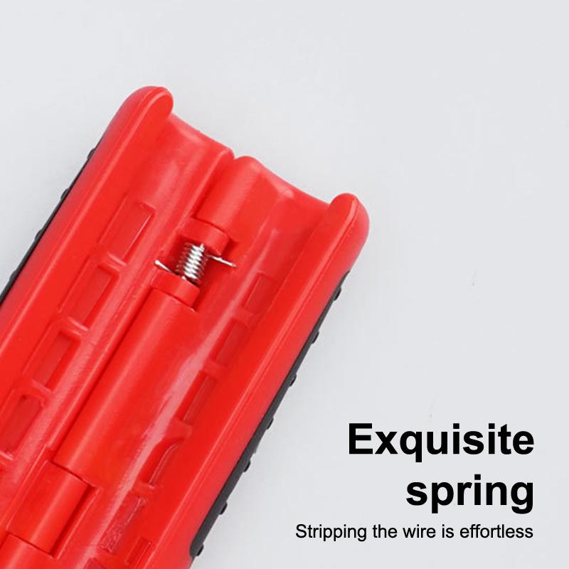 Hardware Tool Multifunctional Cable Wire Stripper Cutter Pliers Hand Tool Portable Anti-Skid Handle Strip Pen Clip