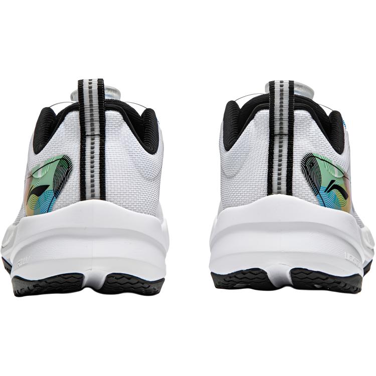 Li Ning Kids Ultra Light 21 Beng Silk Running Series Comfortable Breathable Low Top Running Shoes Kids running shoes White YKFU058-11