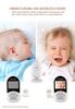 2.4" Baby Monitor with Two-Way Intercom & Temperature Sensor
