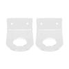 2PCS Basket  Holder Wall Mount Acrylic Clear Base  Wall Storage Stand Display Rack for Small  S