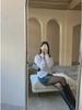 Spring 2024 Korean Loose-Fit Strap Long-Sleeve Shirt for Women - Trendy and Versatile