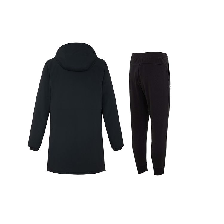 Under Armour Solid Waterproof Windbreaker Long Cotton Jacket With Logo Print Breathable Casual Knitted Sports Pants Set 22600903-001+23600704-001