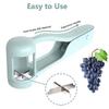Tomato Grape Cherry Slicer Fruit Vegetable Salad Manual Slicer, Fruit and Vegetable Tool Kitchen Gadget, Progressive Zip Slicer