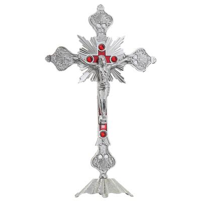 Antique Catholic Religious Fashion Altar Standing Party Home Wall Crucifix Cross Decoration Church